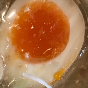 おつまみの半熟卵